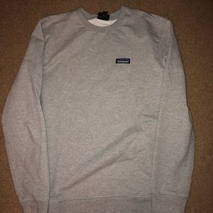 Grey Patagonia Crewneck Swearshirt